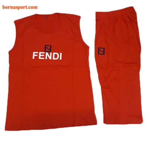ست حلقه ای و شلوارک طرح FENDI کد F2