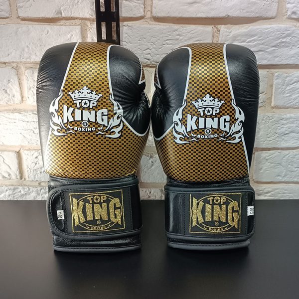 دستکش بوکس چرم Top King (سایز 12OZ) - تصویر 1