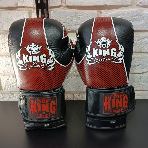 دستکش بوکس چرم Top King (سایز 12OZ) - تصویر 4