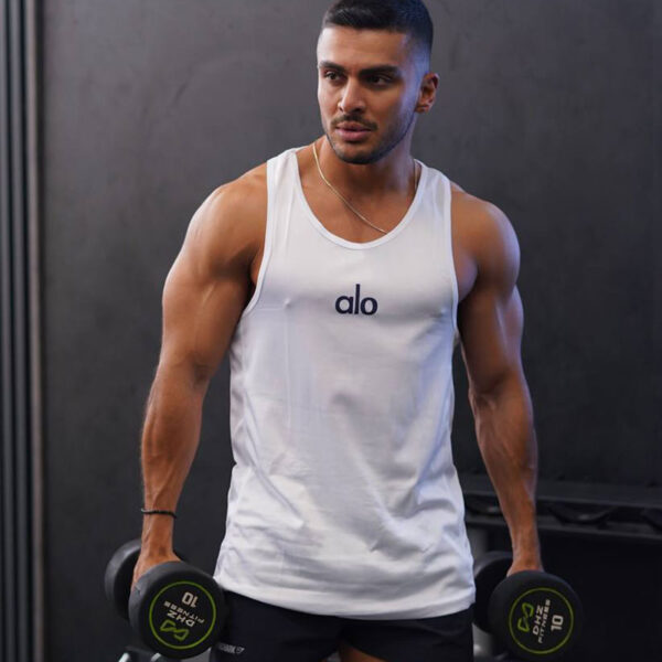 رکابی بدنسازی ALO کد GYM5067-W - تصویر 1
